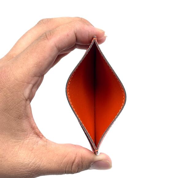 Louis Vuitton Orange Cardholder Wallet - Picture 9 of 10